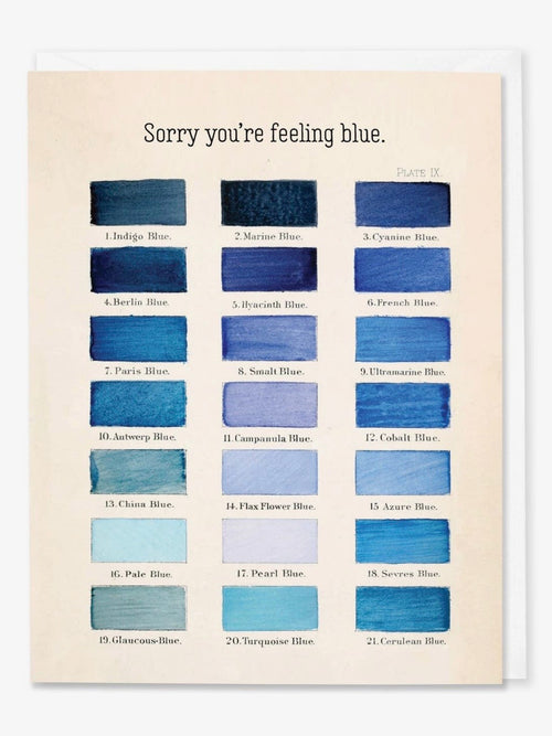 Feeling Blue Card