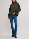 WTF Torres Roll Neck in Army