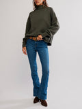WTF Torres Roll Neck in Army