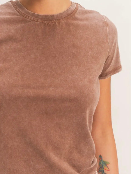 Good Crews Tee in Chocolate