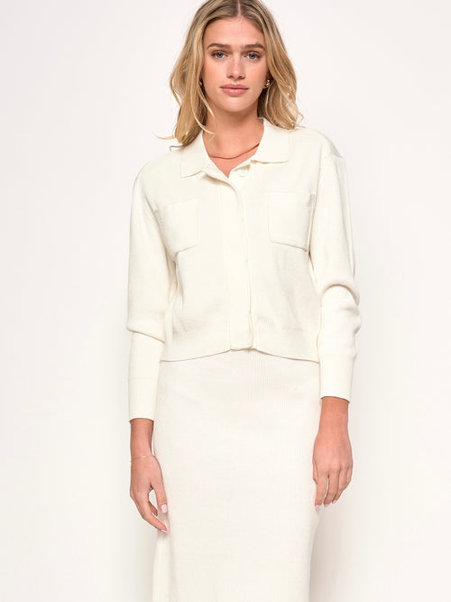 Janessa Cardigan in Ivory