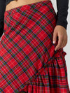 Emberwood Plaid Maxi in Red