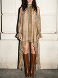She's Feisty Dress in Olive Combo