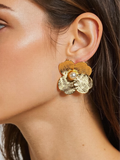 Reina Pearl Flower Earrings