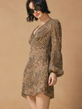 Urban Prowl Mini Dress in Sandstone Brown