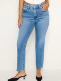 Soft Tech Good Legs Straight Jeans in Indigo514