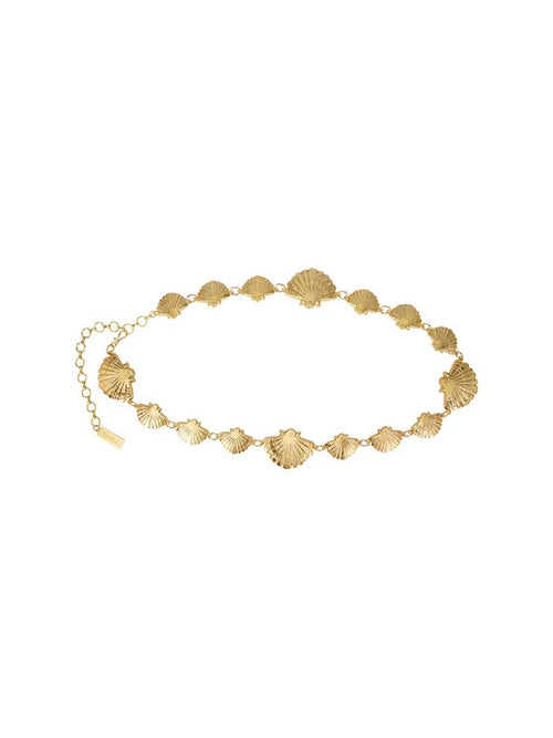 Villa Tropic Chain Belt in Gold