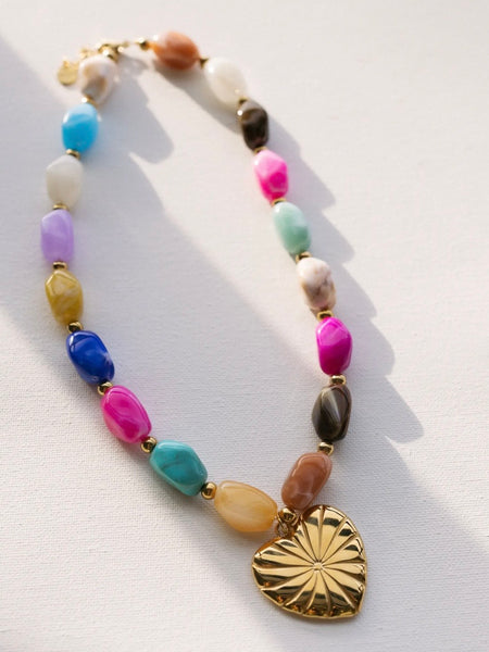 Color Lover Heart Necklace