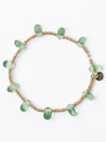Hope Stretch Bracelet in Mint Glass