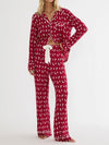 Livy & Connie PJ Set in Rouge Frost