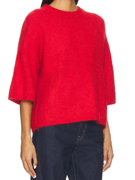 Micah Sweater in Ruby