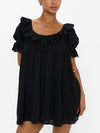 Toulouse Dress in Black Voile