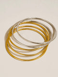 Olyss Thin Bangle Set in Multi