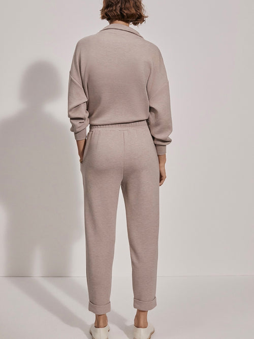 The Rolled Cuff Pant 25 in Taupe Marl