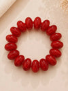 Bauble Stretch Bracelet in Red