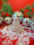 Mini Mercury Glass Tree in Light Blush