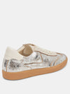 Notice Sneakers in Silver Distressed Leather