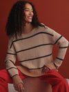 Holland Knit Sweater in Mid Tan