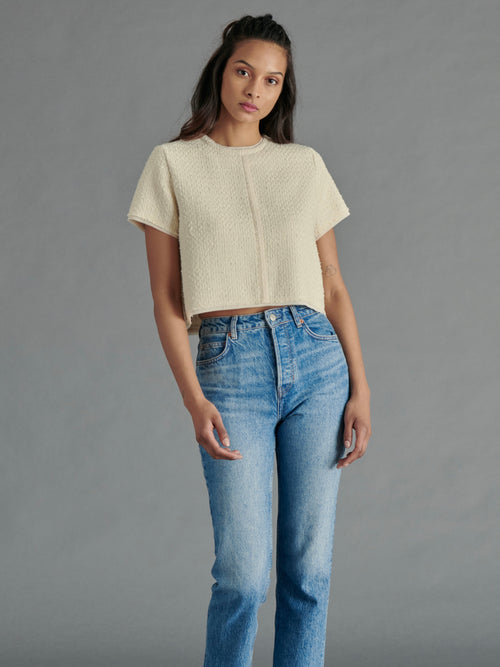 Addie Top in Antique White