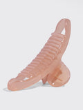 Recycled Plastic Large Arched Clip in Soft Pink
