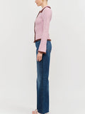 A Touch Of Trim Sweater in Mauve