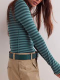 Good Good Turtle Stripe in Rainforest Combo