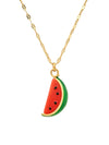 Resin Watermelon Necklace