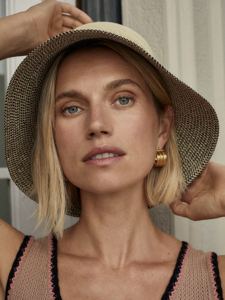 Goodwin Sunhat in Birch & Black