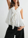 In Outer Lace Blouse in Ivory