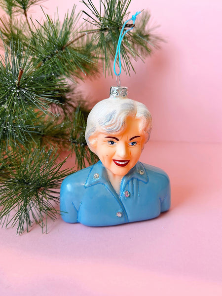 Betty White Bust Ornament
