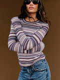 Madison Long Sleeve in Lovina Stripe