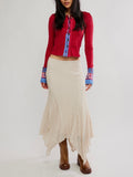 WTF Noa Cardi in Crimson Combo