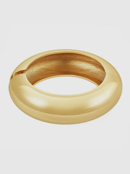 Blaise Statement Bangle in Gold