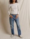 Silva Long Sleeve Tee in Whitecap Grey
