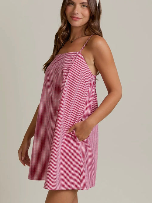 Pretty As A Picnic Dress in Red