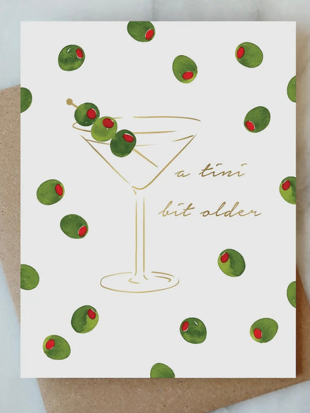 A Tini Bit Older Birthday Card