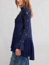 First Crush Lace Tunic in Deeper Iris