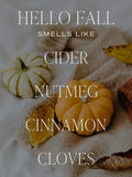 Hello Fall Hanging Air Freshener