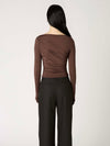 Isabeau Top in Espresso