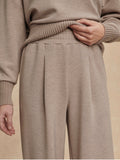 The Extra Wide Leg Pant 29.5 in Taupe Marl