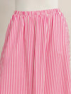 Stay Striped Maxi Skirt in Pink