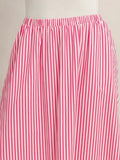 Stay Striped Maxi Skirt in Pink