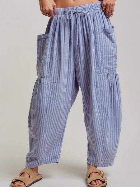 You're My Kind Of Stripe Pants in Blue