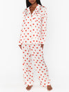 Classic PJ Set in Queen of Hearts Silky