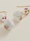 Teapot Earrings in Pink