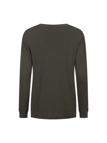 Pajarito Long Sleeve Tee in Charcoal