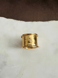Ela Gold CZ Ring