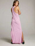 Manatee Maxi Dress in Pastel Lavender