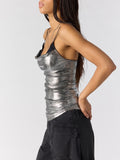 Midnight Luster Cami in Grey