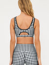 Olympia Top in Slate Gingham
